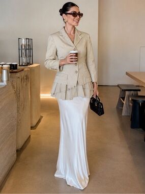 Pauw Amsterdam Khaki 100% Cotton Blazer